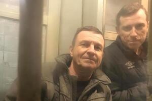 4 апреля 2019 года Дудку (слева) и Алексея Бессарабова приговорили к 14 годам тюрьмы