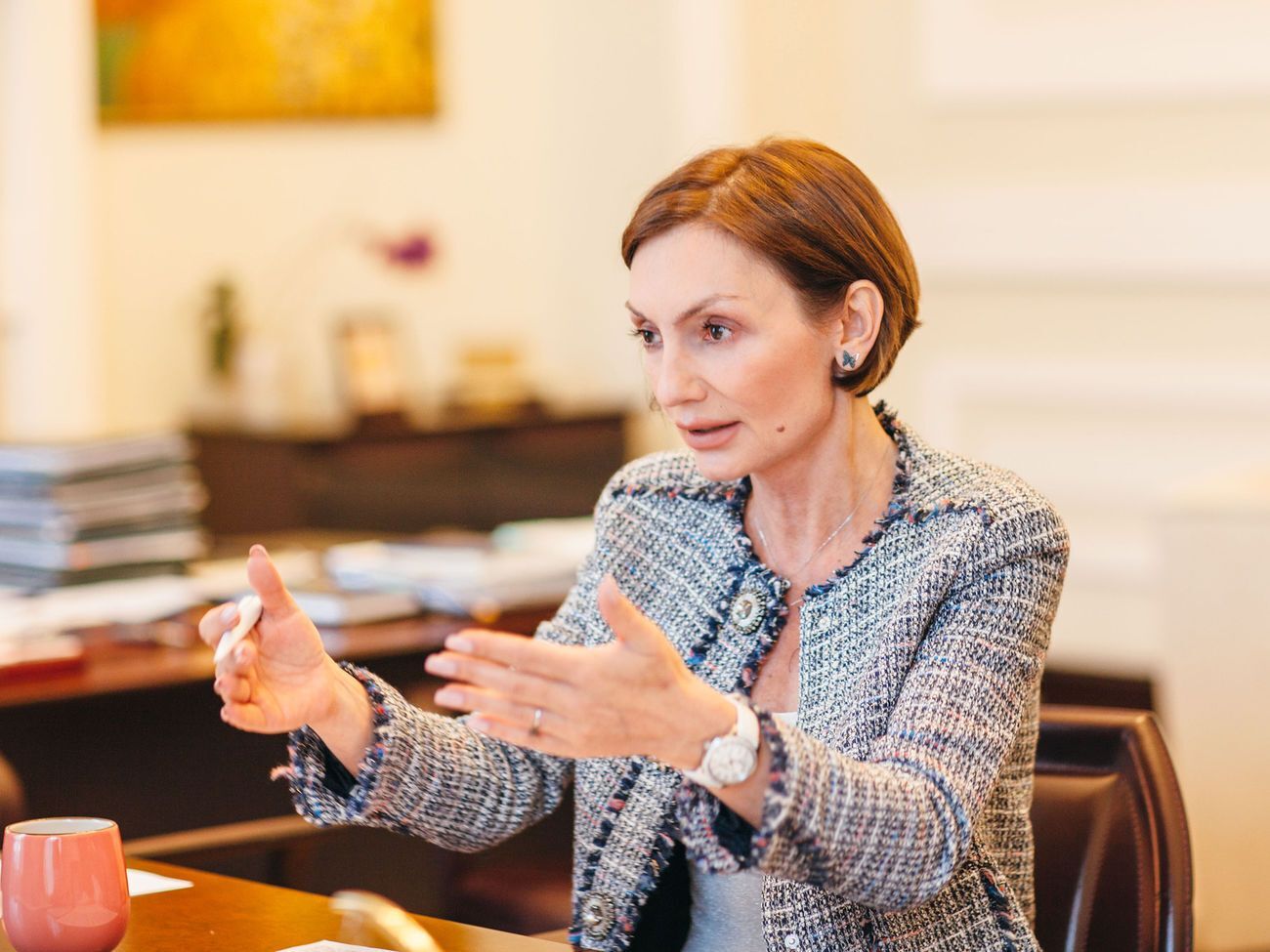Рожкова закликала якомога рідше відвідувати банківські відділення