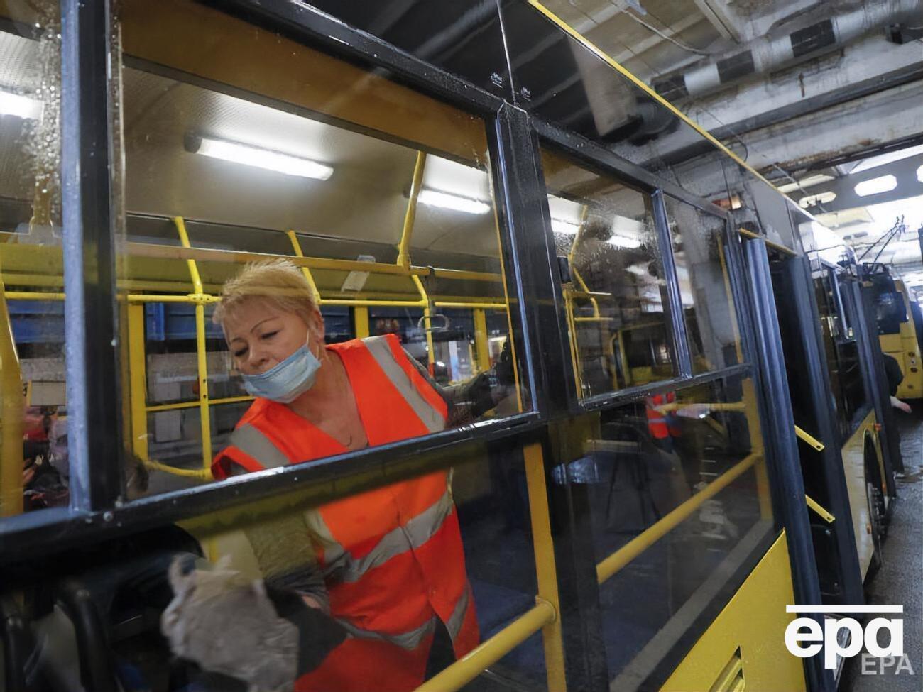 Коммунальный транспорт в Киеве&nbsp;дезинфицируют&nbsp;перед выездом на маршрут и вечером в депо&nbsp;