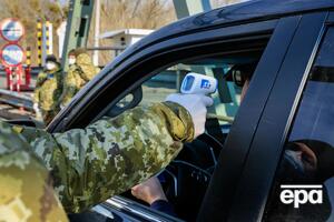 Із кінця лютого температурний скринінг проводять на кордоні України