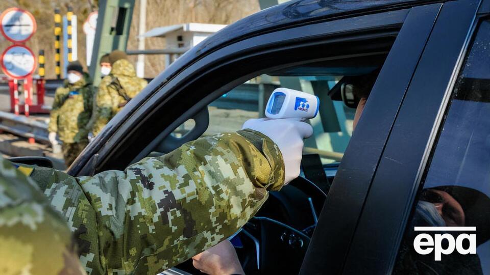 С конца февраля температурный скрининг проводится на границе Украины