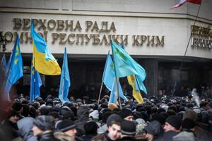 Чийгоз был задержан в январе 2015 года за участие в митинге в поддержку территориальной целостности Украины