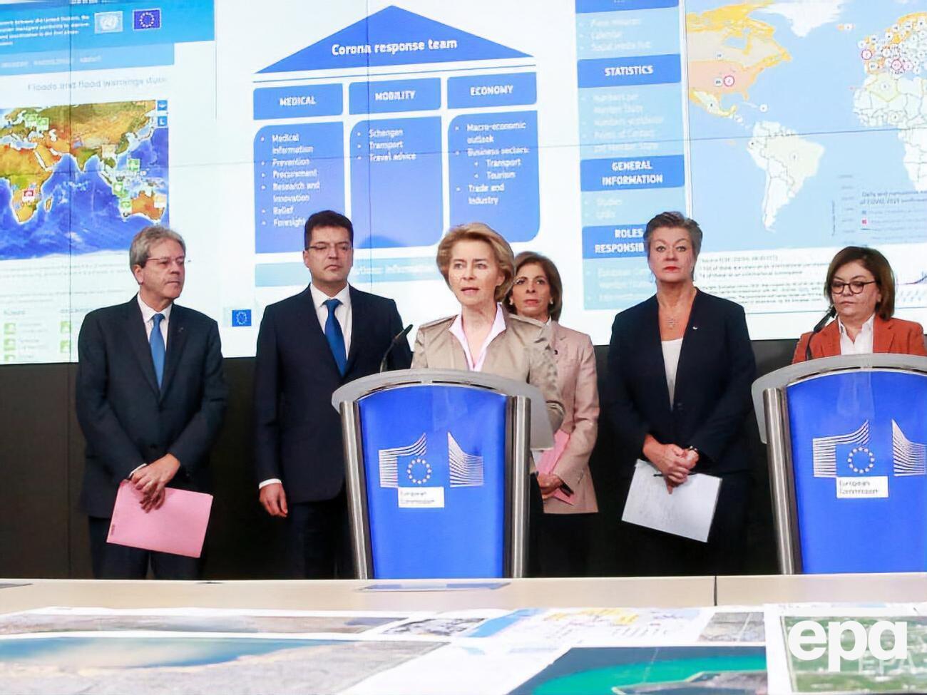 У Єврокомісії розповіли про нові заходи щодо протидії коронавірусу