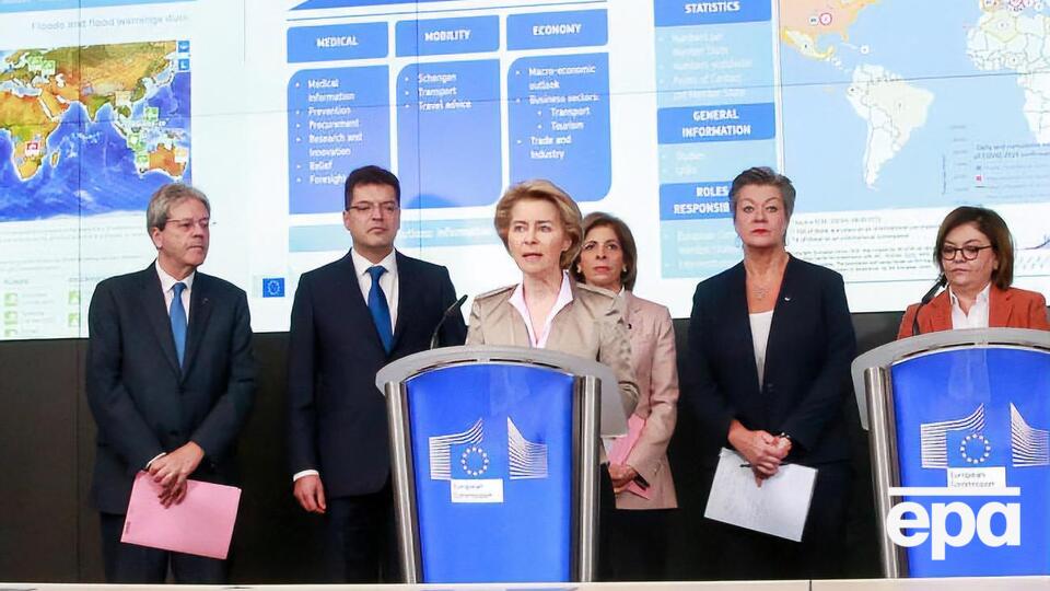 У Єврокомісії розповіли про нові заходи щодо протидії коронавірусу