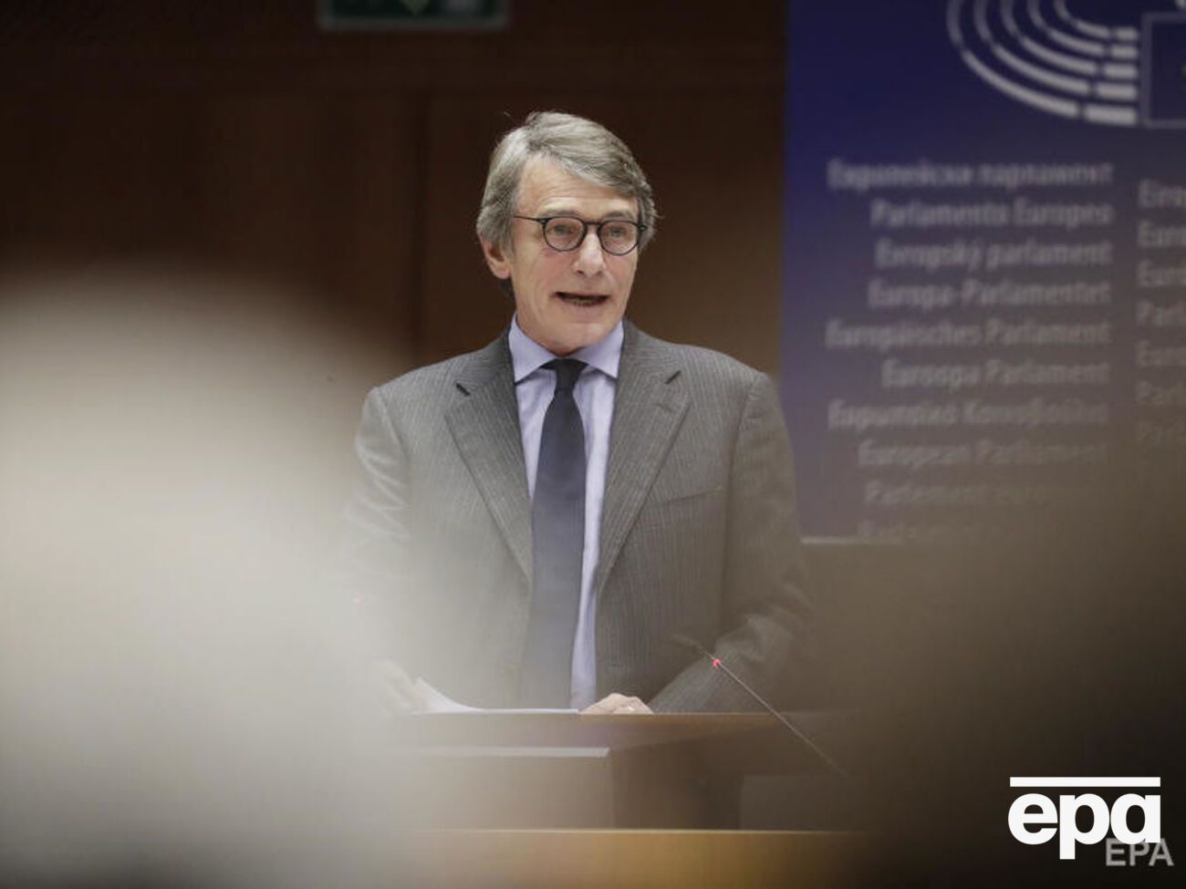 Сассолі заявив, що ЄС має намір витратити на боротьбу з коронавірусом і підтримання фінансової стабільності приблизно &euro;2 трлн