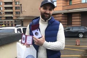 За спасение людей Тедеев получил награду от столичного управления ГСЧС