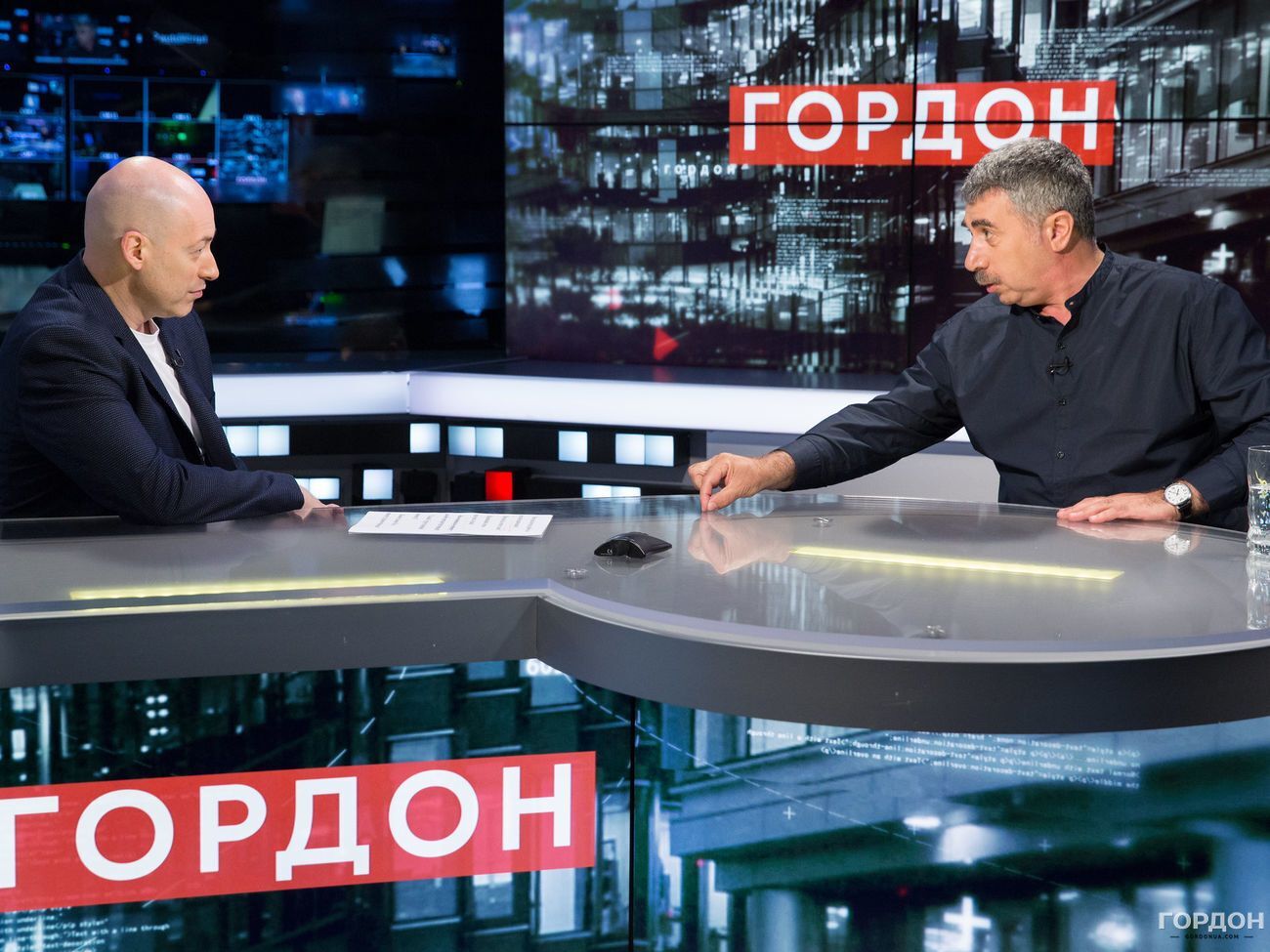 Интервью с Комаровским Гордон записал вчера