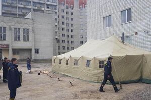 Временные пункты развернуты в больницах по всей Украине