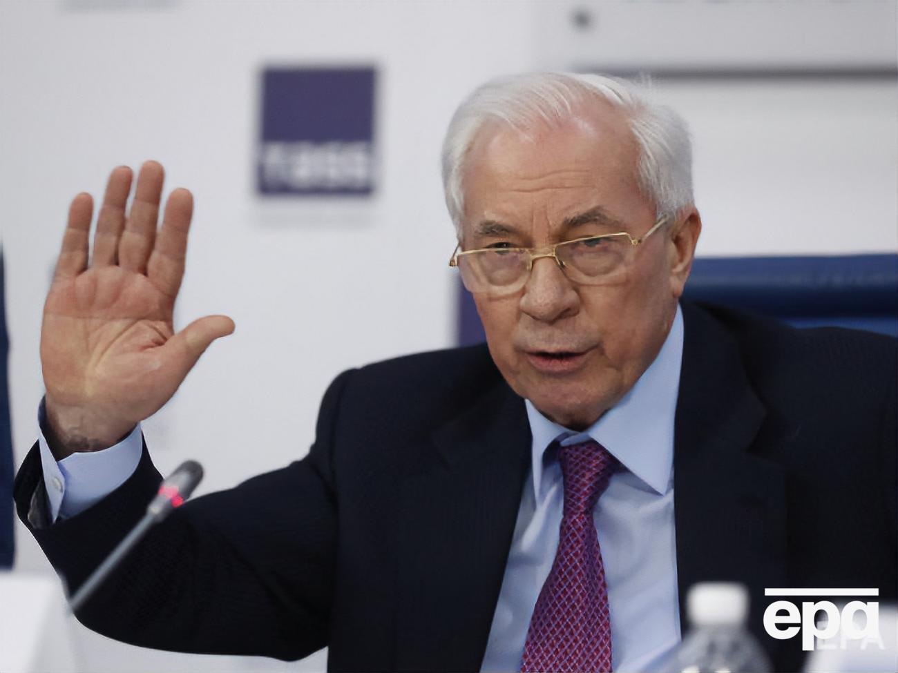 Санкції проти Азарова було введено в лютому 2014 року