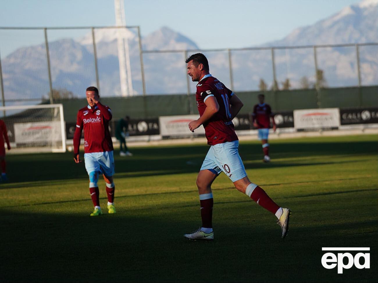 Милевский был удален на 49-й минуте матча