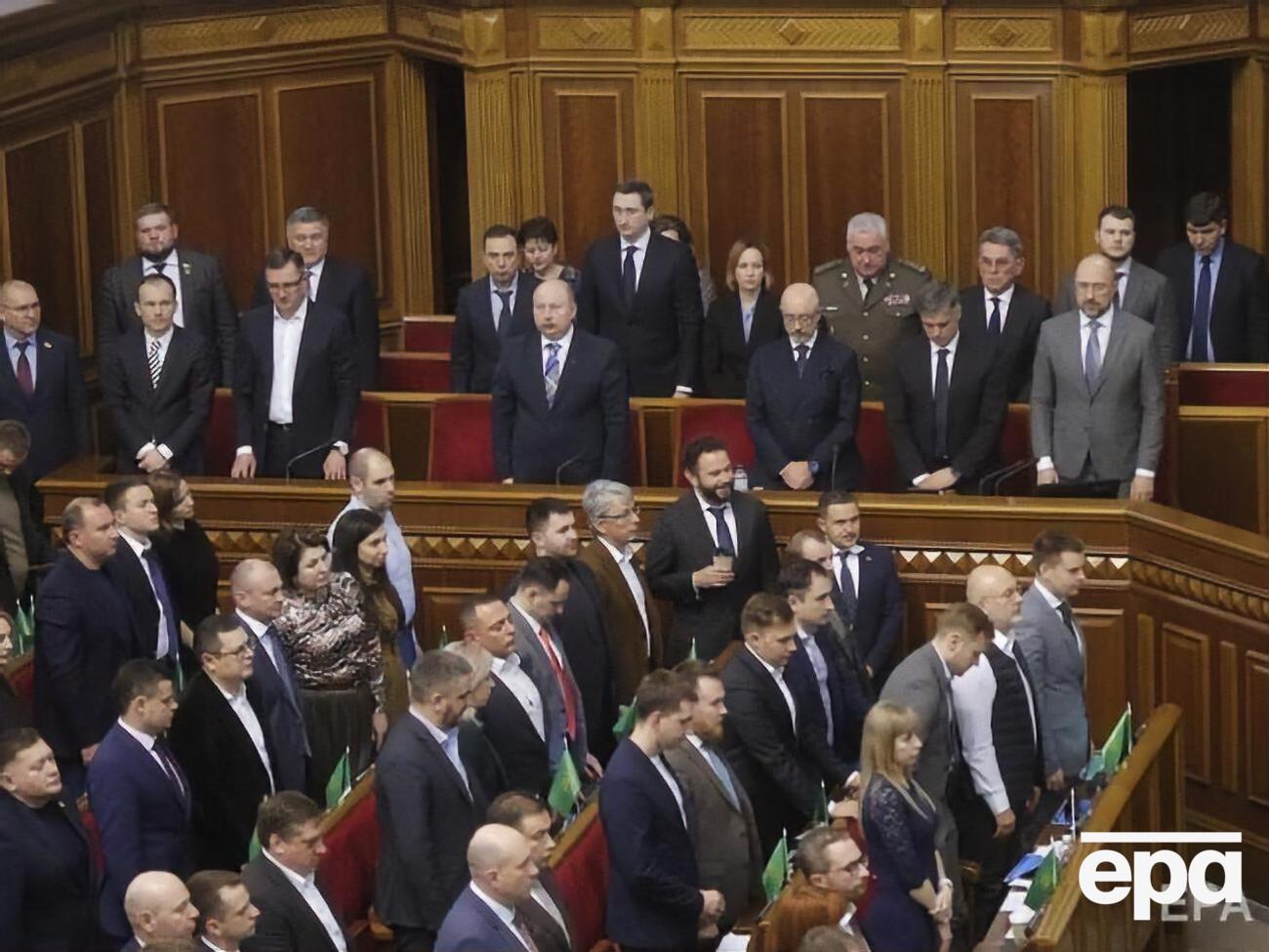 Призначення нового Кабінету Міністрів у Верховній Раді підтримали 277 депутатів