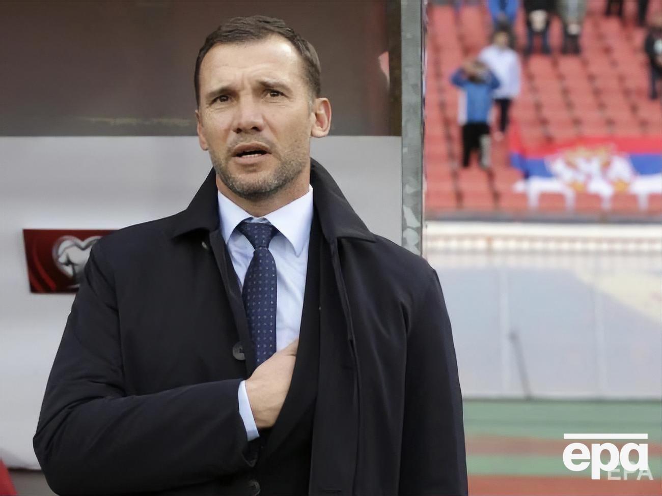 Шевченко возглавил сборную Украины в 2016 году