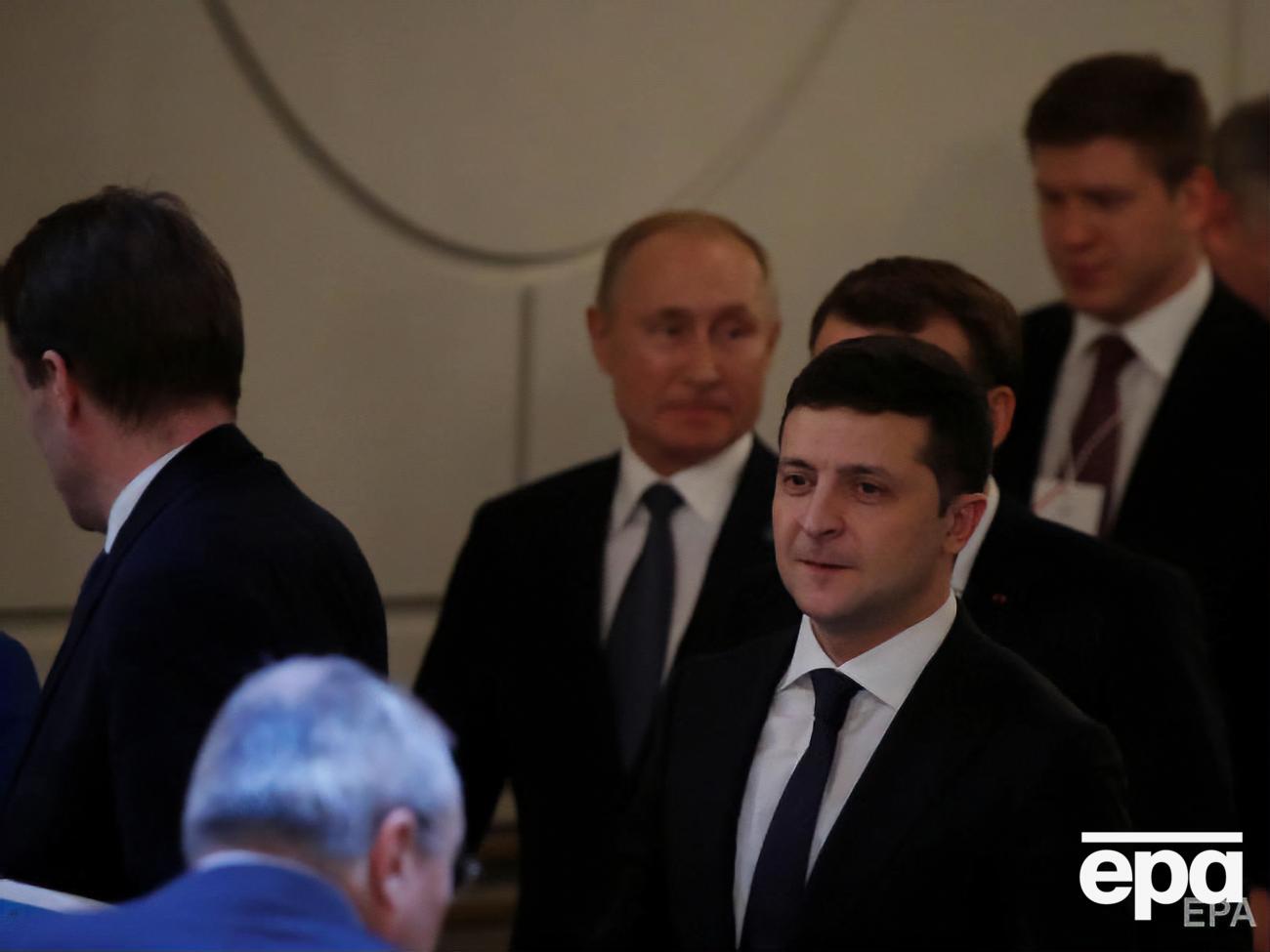 Единственная встреча Зеленского с Путиным состоялась&nbsp;в декабре 2019 года в Париже