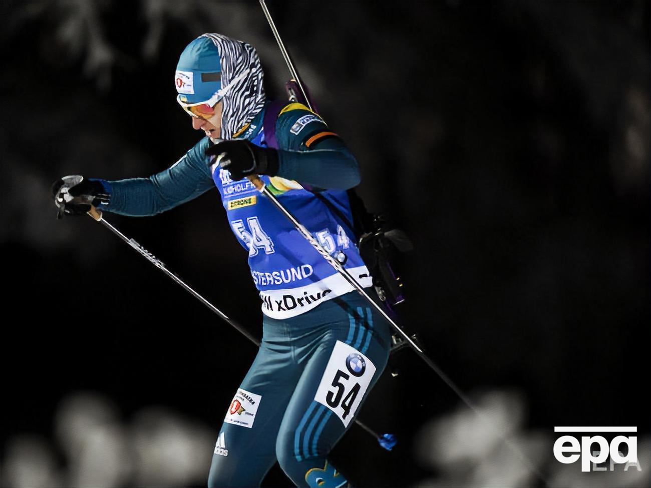 Семеренко зробила три промахи на чотирьох вогневих рубежах