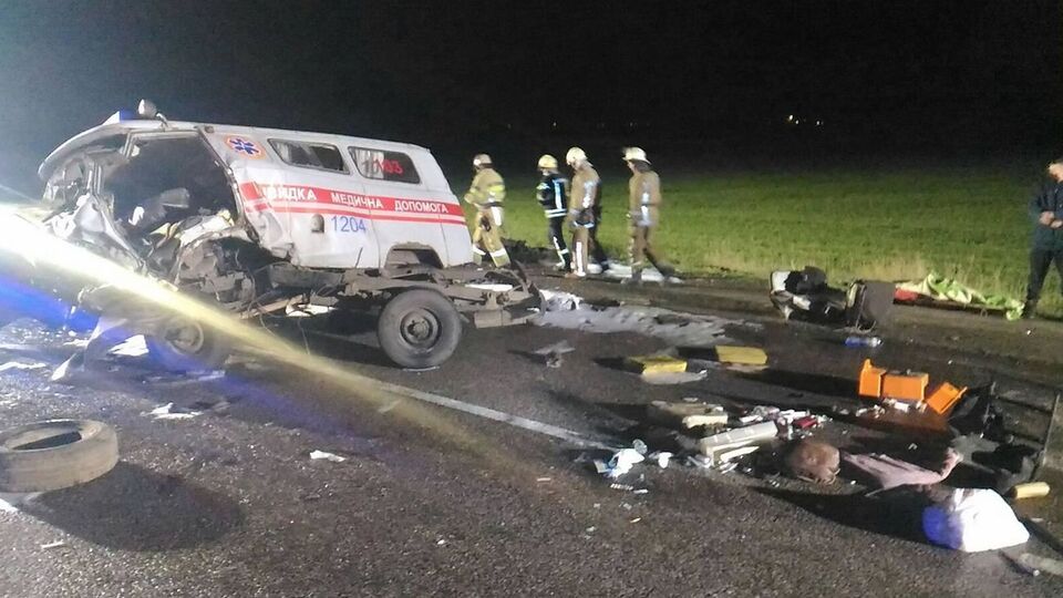 Авария произошла на Окружной дороге Харькова