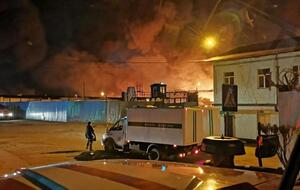 В колонии подожгли лесопилку и свиноферму