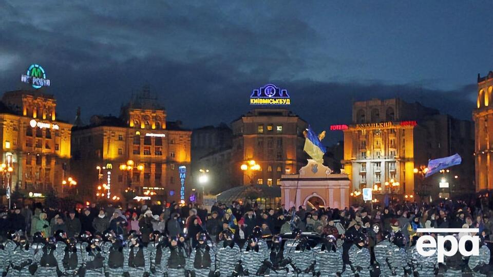 С разгона "Беркутом" акции студентов 30 ноября 2013 года началась активная фаза Майдана