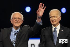 Сандерс (слева) заявил, что сделает все, что в его силах, чтобы Байден стал президентом