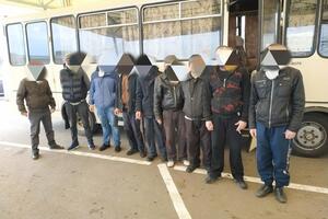 Освобожденные боевиками "ДНР" граждане Украины