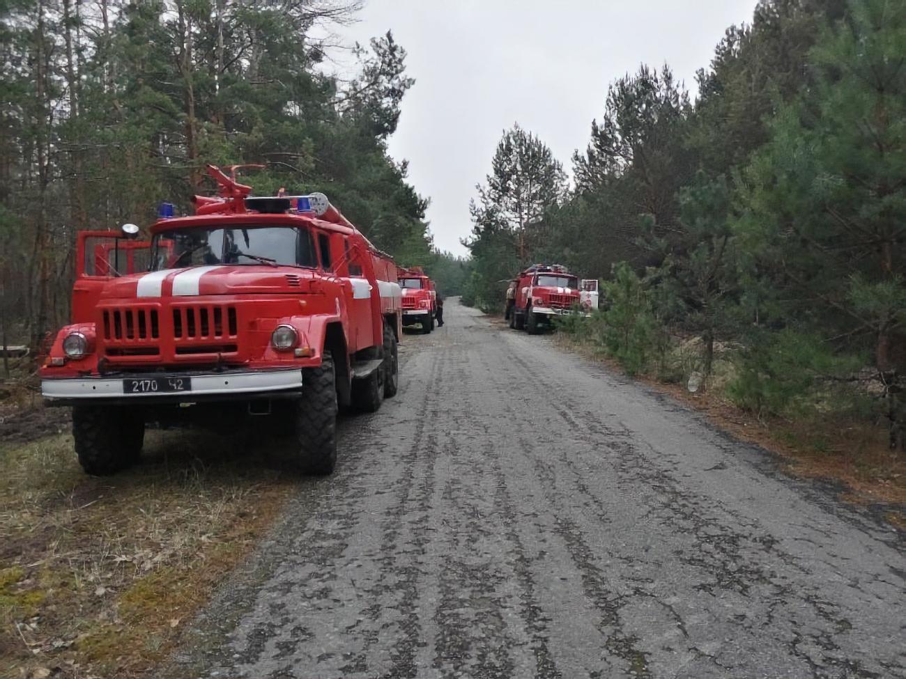 Пожежа в Чорнобильській зоні відчуження виникла 4 квітня