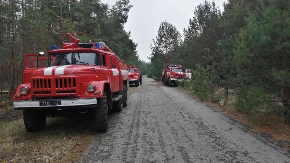 Пожар в Чернобыльской зоне отчуждения начался 4 апреля