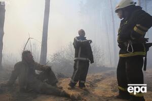 Пожежа в Чорнобильській зоні відчуження триває від початку квітня