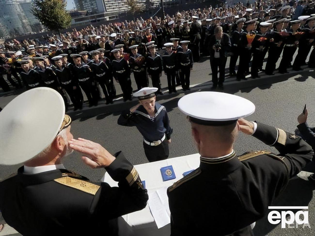 У міноборони РФ стверджують, що цьогоріч кадетів Нахімовського училища не було на репетиції параду до 9 травня