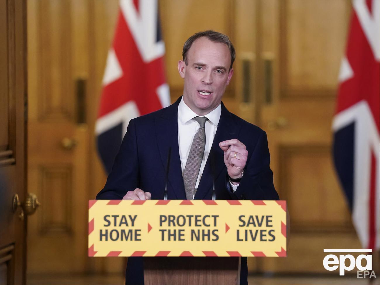 Рааб призвал выяснить, как началась эпидемия коронавируса и какова роль китайского правительства