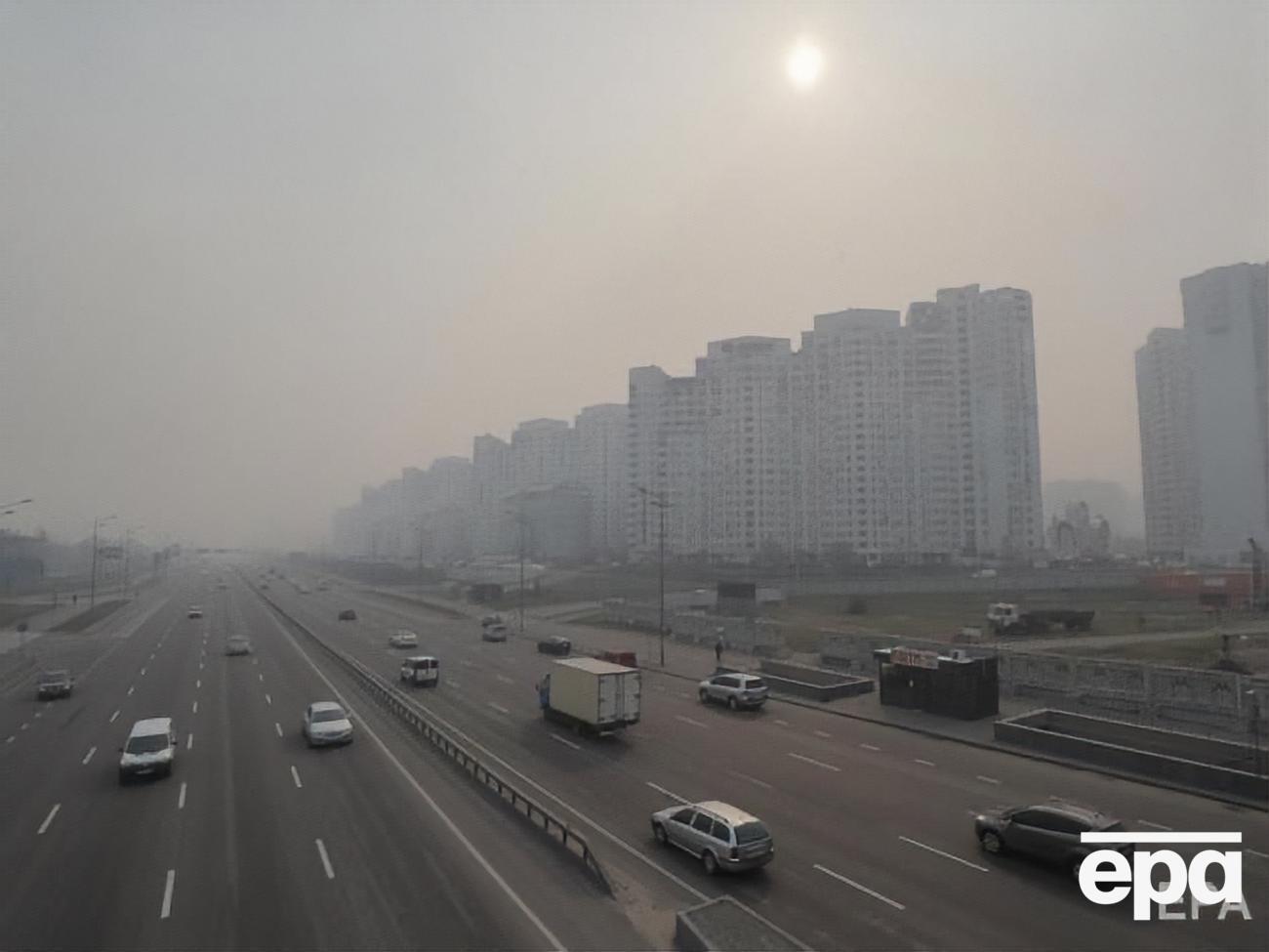 В киевском воздухе зафиксировали превышение концентрации монооксида углерода в 0,5 раза