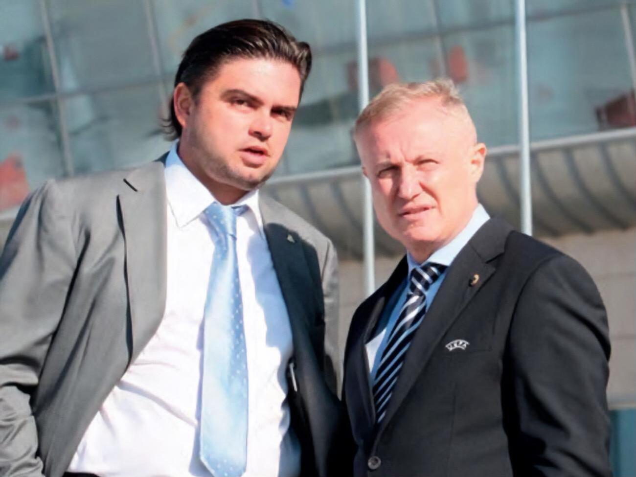 Лубкивский (на фото слева) и Суркис организовывали Евро 2012 в Украине