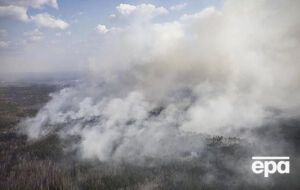 Лісова пожежа на території Чорнобильської зони відчуження триває з початку квітня