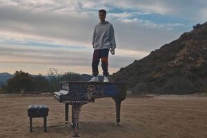 Бібер у ролику розмалював рояль із балончика