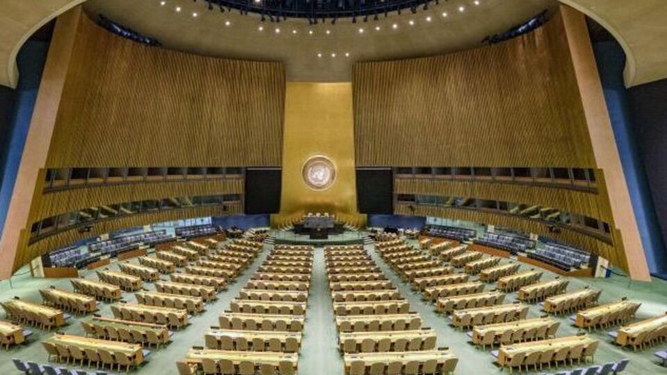 Під час пандемії коронавірусу засідання в залі Генеральної Асамблеї ООН не відбуваються