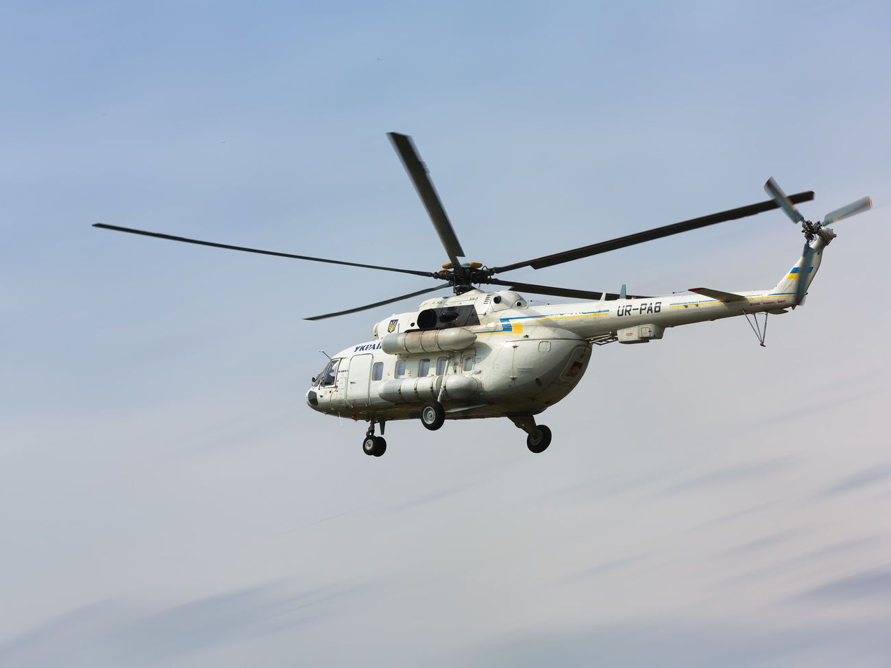 Ми-8 своим ходом добрался до места постоянной дислокации