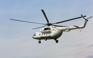 Ми-8 своим ходом добрался до места постоянной дислокации