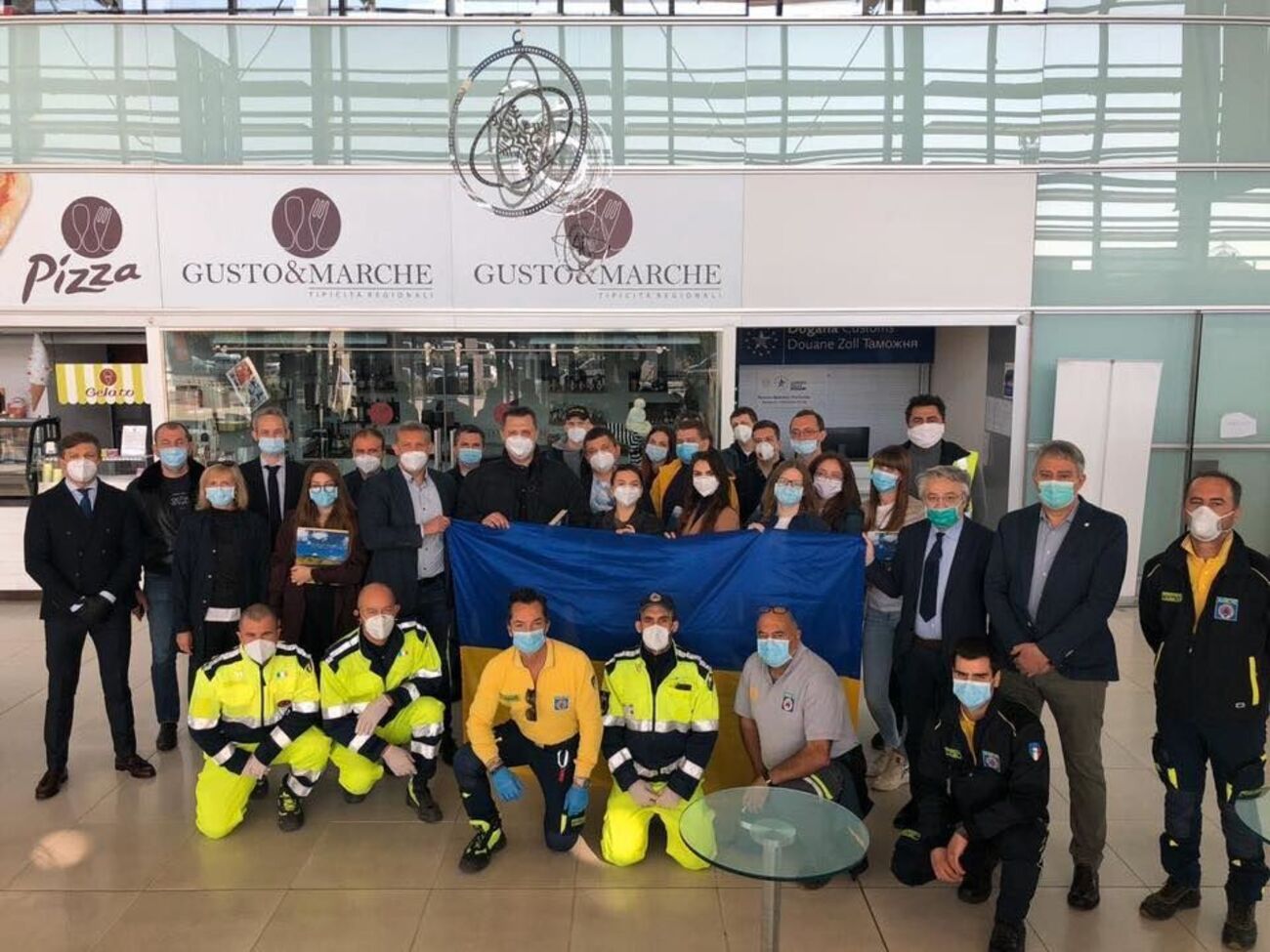 Украинские медики находились в городах Пезаро и Урбино