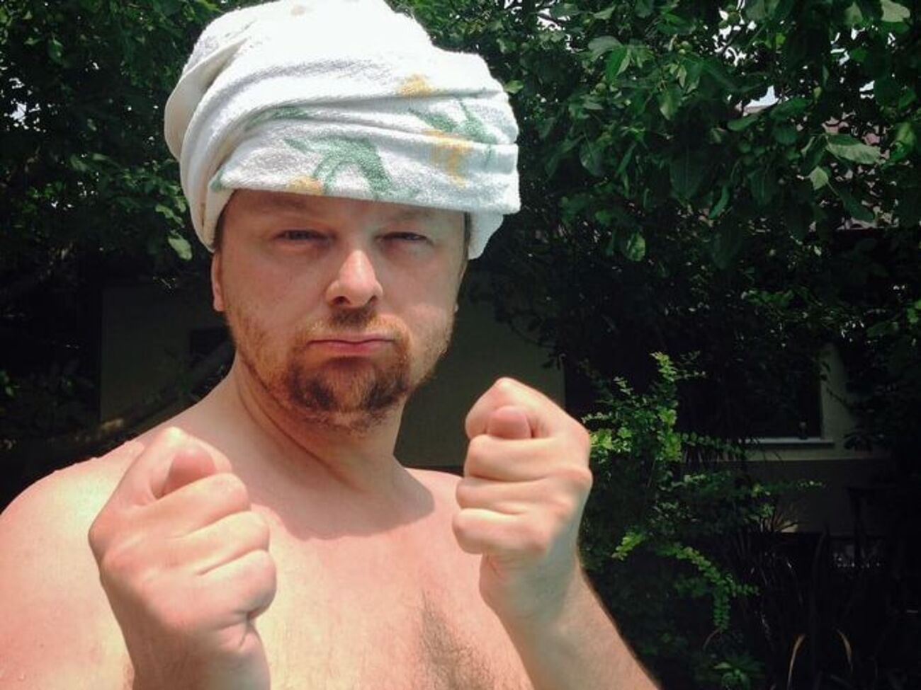 Євдокименко показав, як доглядає за садом