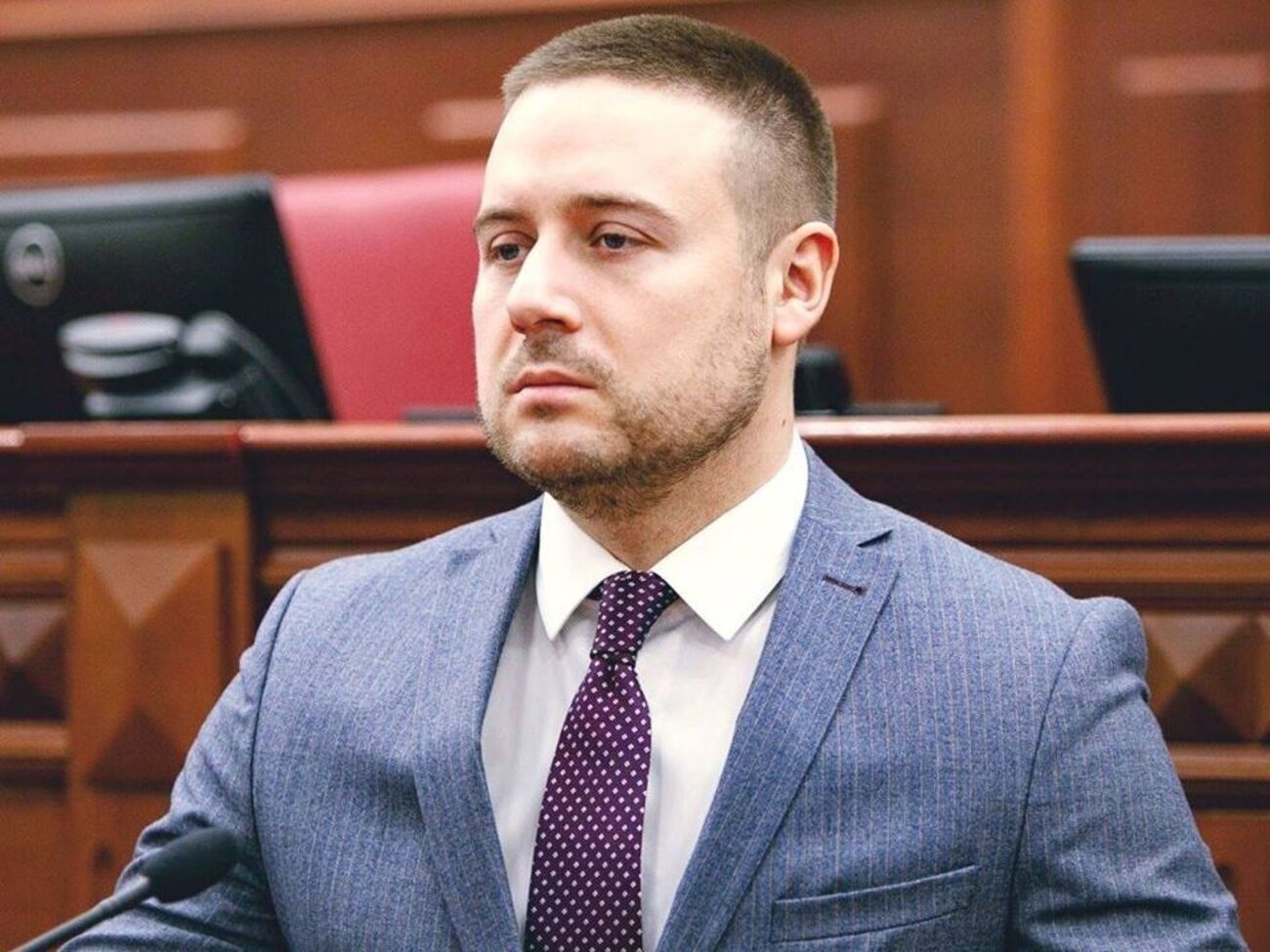 Слончак стверджував, що не нападав на патрульних