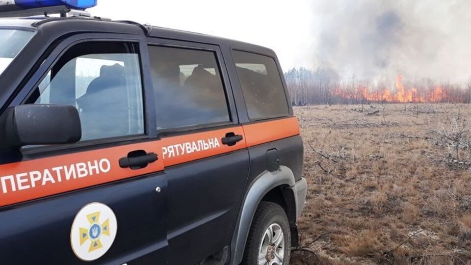 Загоряння трав'яного настилу переросло у верхову пожежу