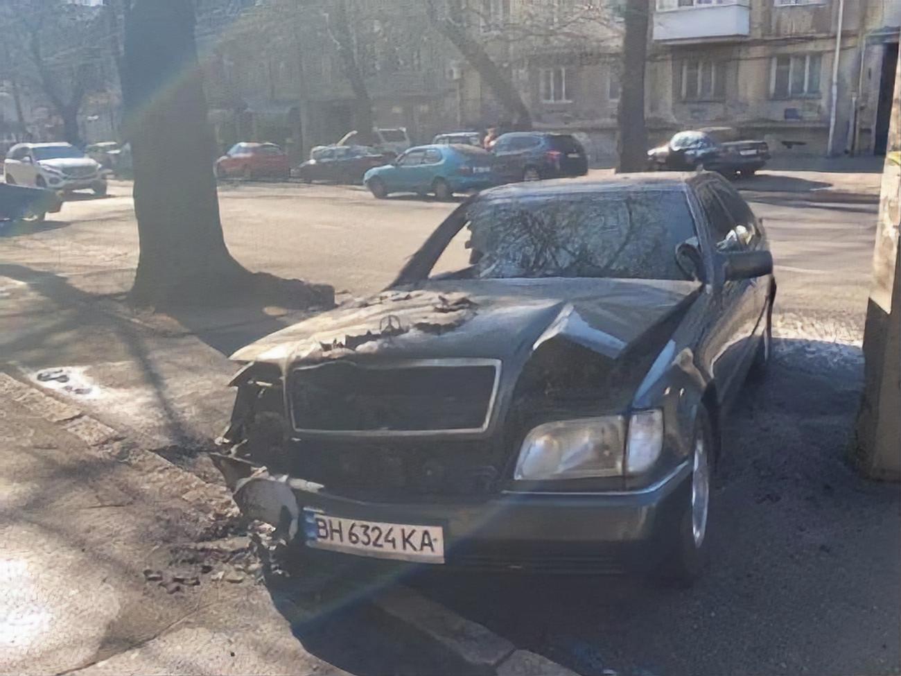 В Одесі відкрили кримінальне провадження за фактом підпалу автомобіля