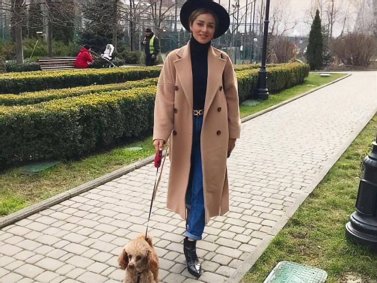 Наприкінці березня Огнєвіч їздила в гості до сестри, яка живе в місті Українка Київської області