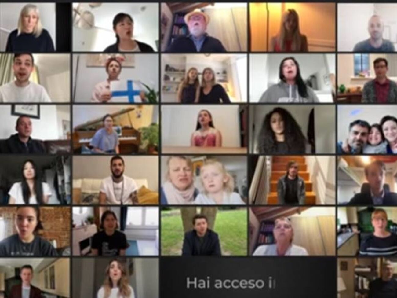 В клипе Дион и Бочелли приняли участие поклонники со всего мира