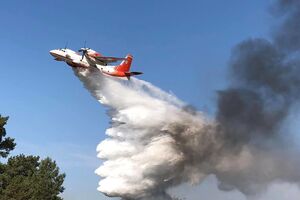 Пожежу в Чорнобильській зоні гасять за допомогою літаків Ан-32П