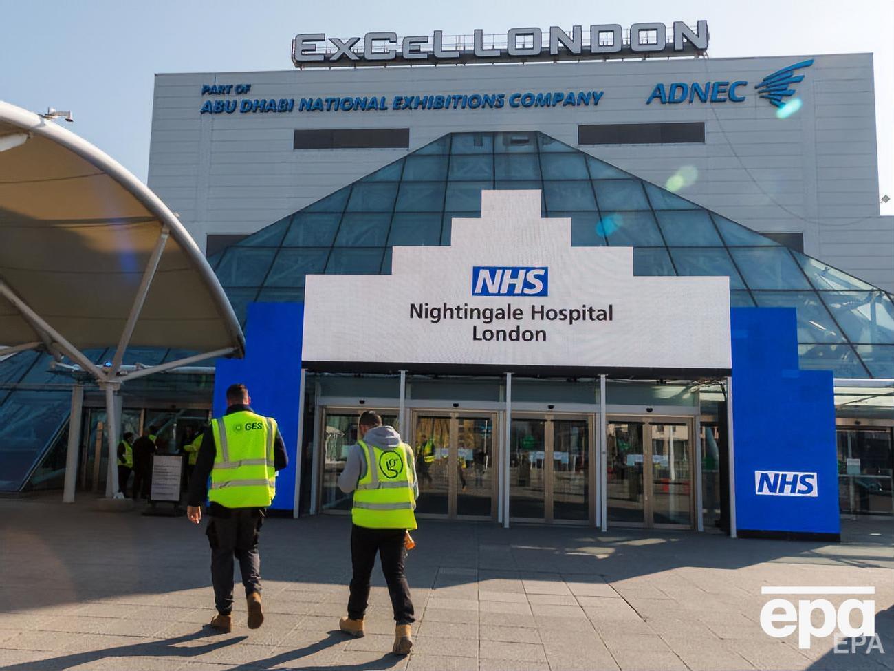 Временную больницу построили в&nbsp;выставочном центре ExCel на востоке Лондона