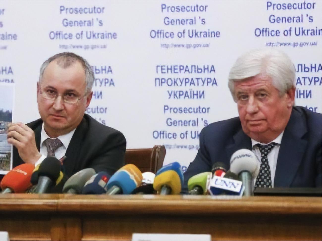 Василий Грицак и Виктор Шокин