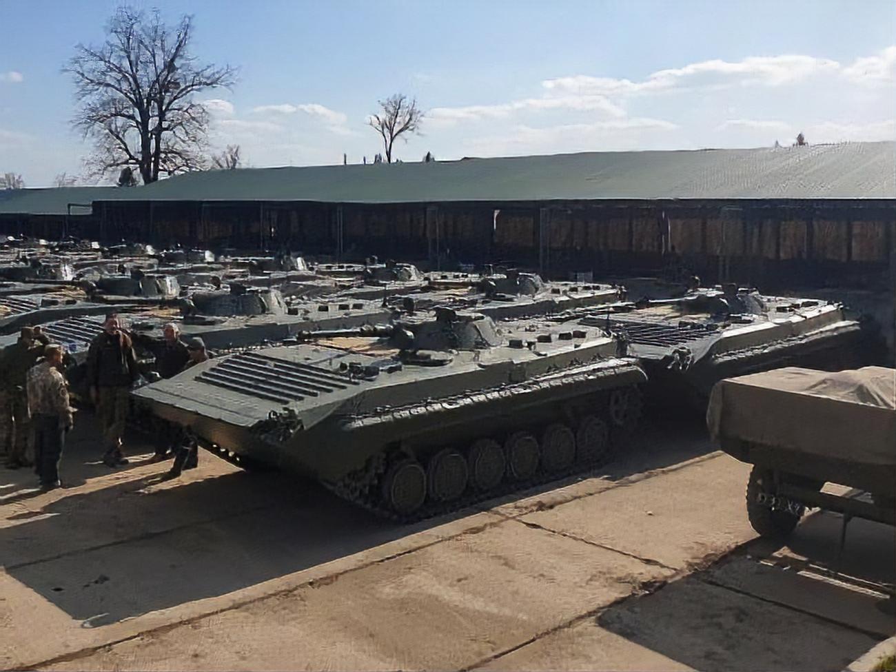 Із 2 квітня для отриманої партії БМП-1 проводять технічне інспектування