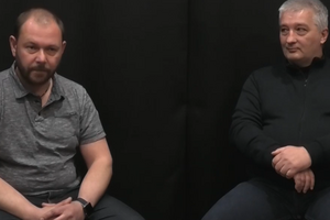 Штанько (слева) и Шумский дали интервью Bihus.info