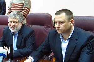 Коломойський і Філатов на одній із пресконференцій у березні 2014 року