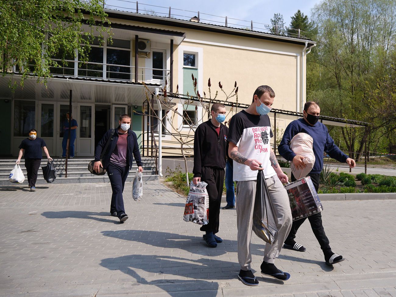 Освобожденные украинцы проходили 14-дневную обсервацию в Святогорске