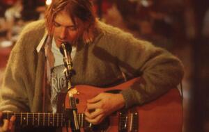 На гитаре, выставленной на торги, Кобейн играл 18 ноября 1993 года во время акустического концерта Nirvana в Нью-Йорке